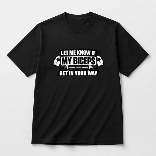 Funny Biceps Workout T-Shirt
