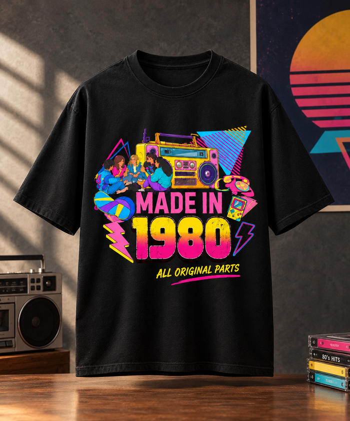 Made in 1980 – All Original Parts Unisex T-Shirt