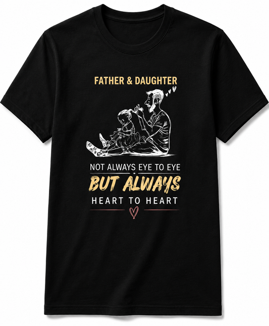 Father & Daughter — Heart To Heart T-Shirt