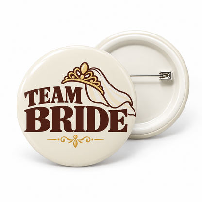 Wedding Badges — Bride or Groom (Pack of 100)