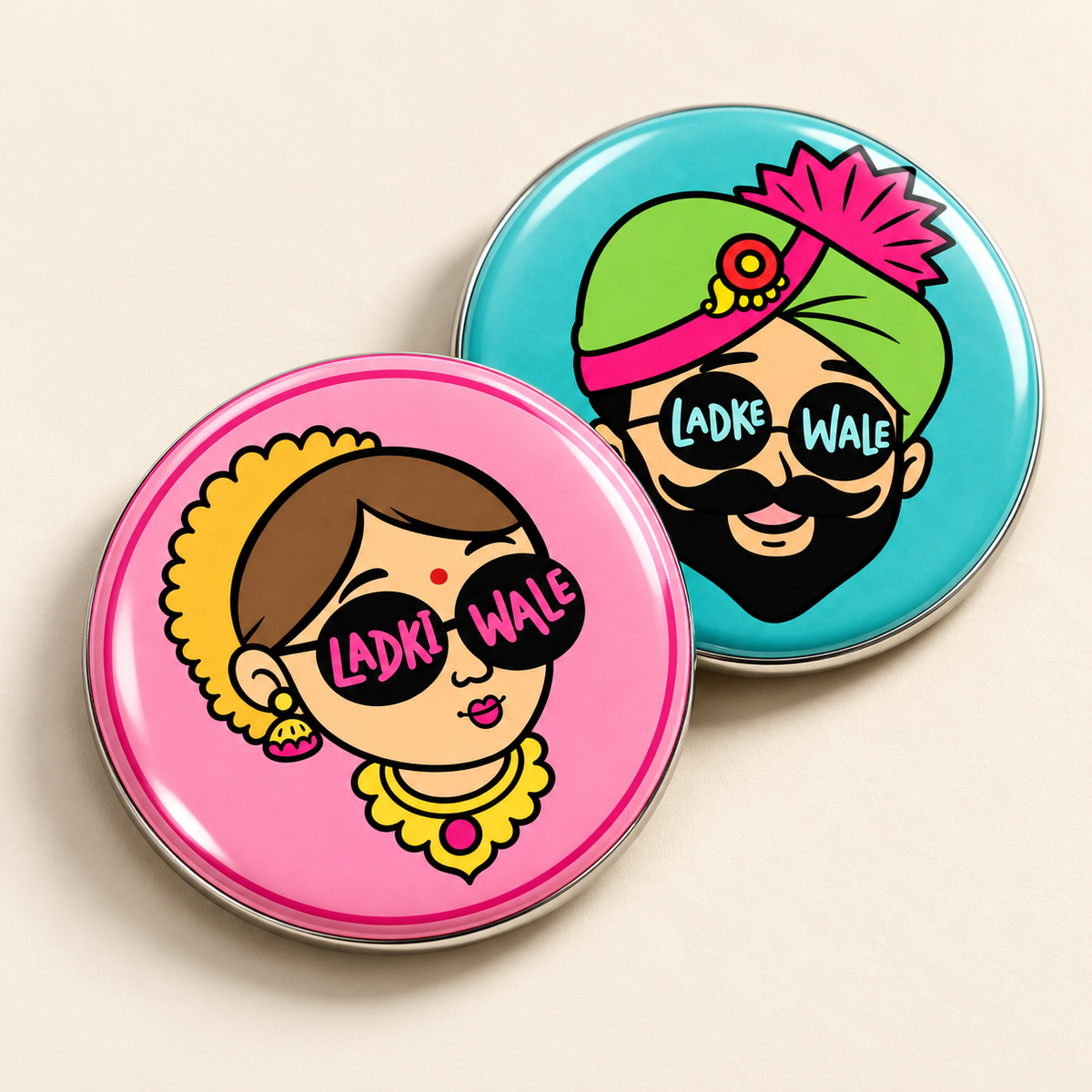 Wedding Badges — Ladki Wale or Ladke Wale